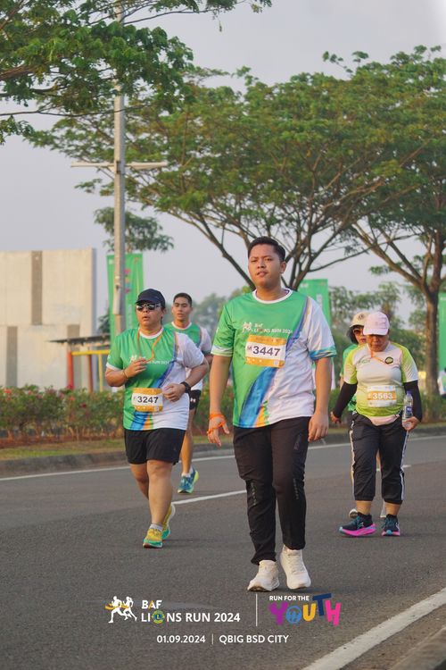 Race photo from BAF LIONS RUN 2024