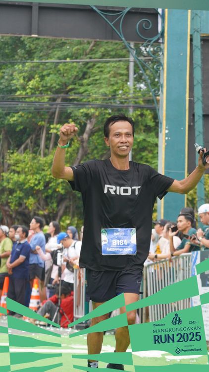 Race photo from Mangkunegaran Run 2025