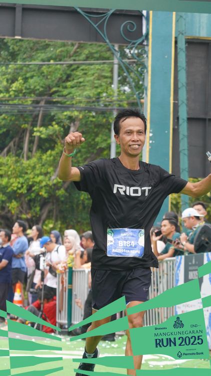 Race photo from Mangkunegaran Run 2025
