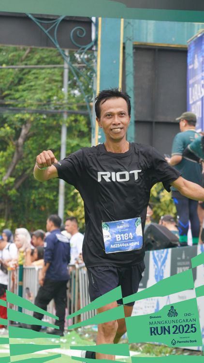 Race photo from Mangkunegaran Run 2025