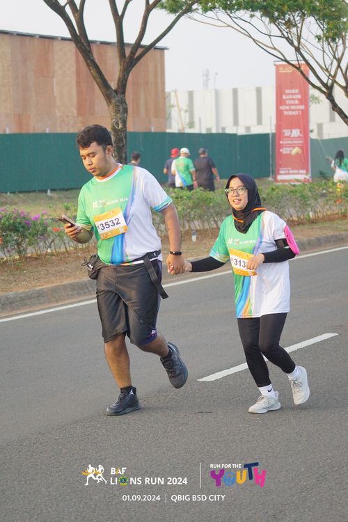 Race photo from BAF LIONS RUN 2024