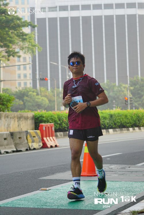 Race photo from Nu Skin Run 10K