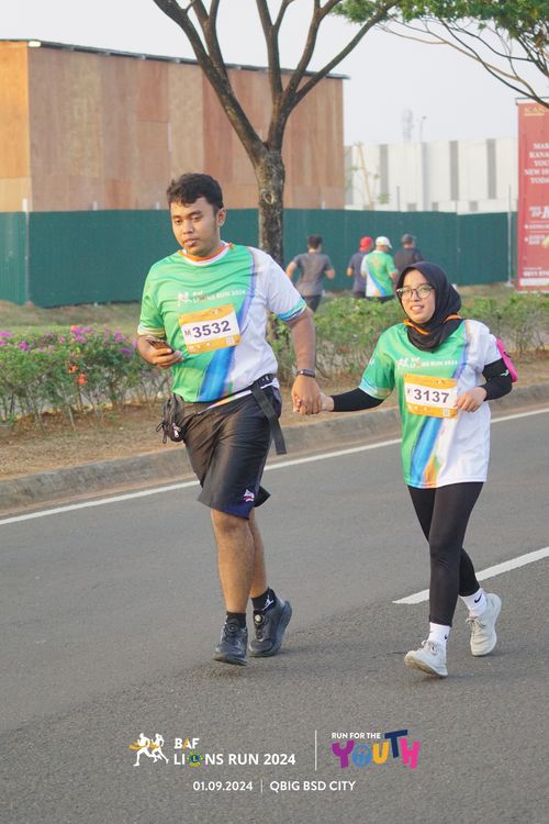 Race photo from BAF LIONS RUN 2024