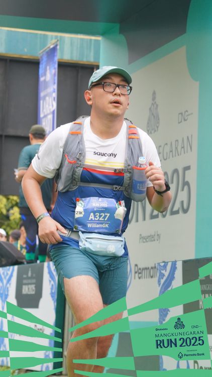 Race photo from Mangkunegaran Run 2025