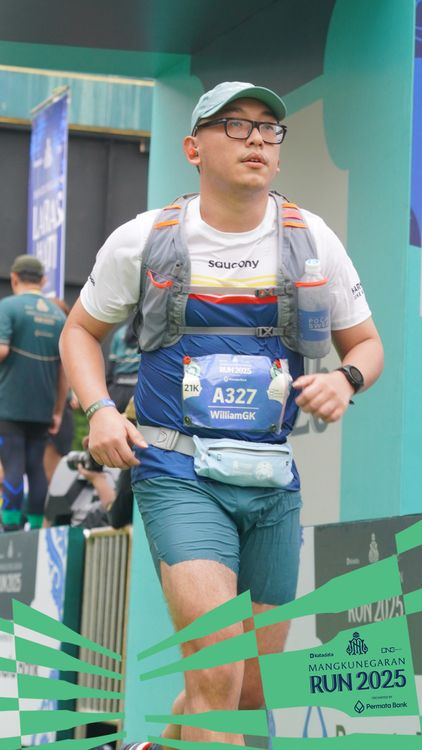 Race photo from Mangkunegaran Run 2025