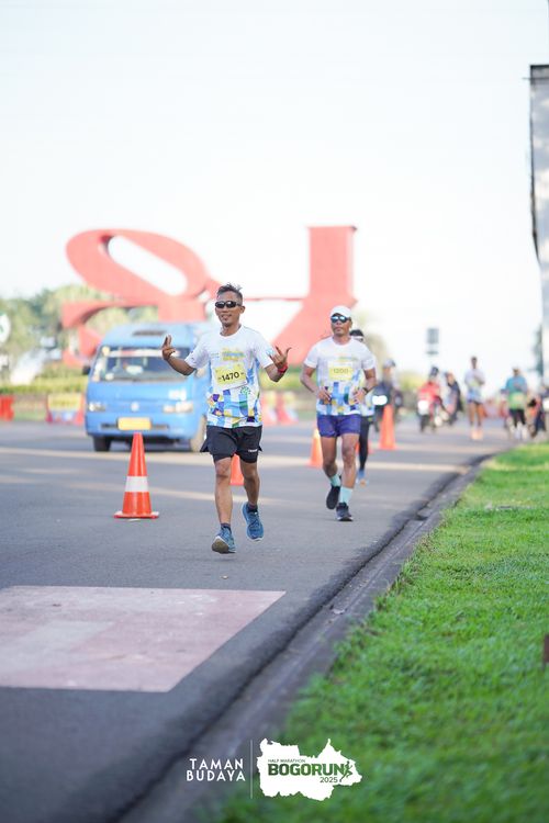 Race photo from Taman Budaya x BOGORUN 2025