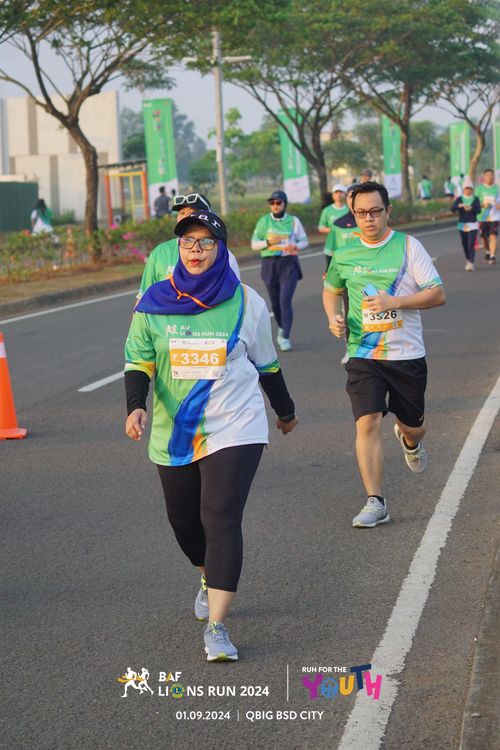 Race photo from BAF LIONS RUN 2024
