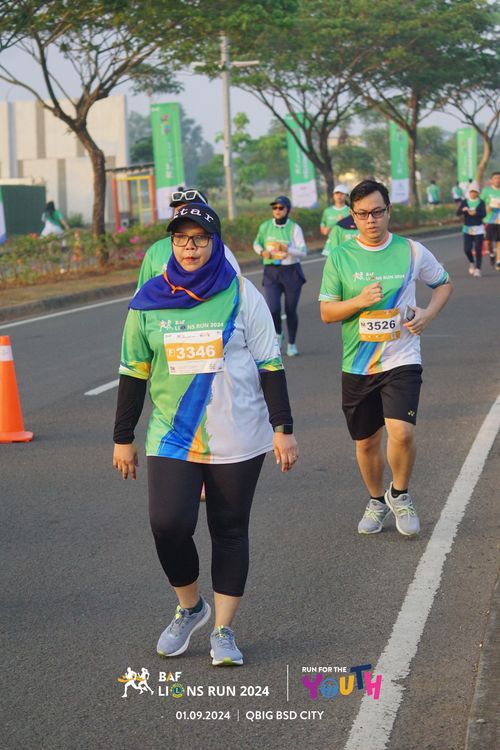 Race photo from BAF LIONS RUN 2024