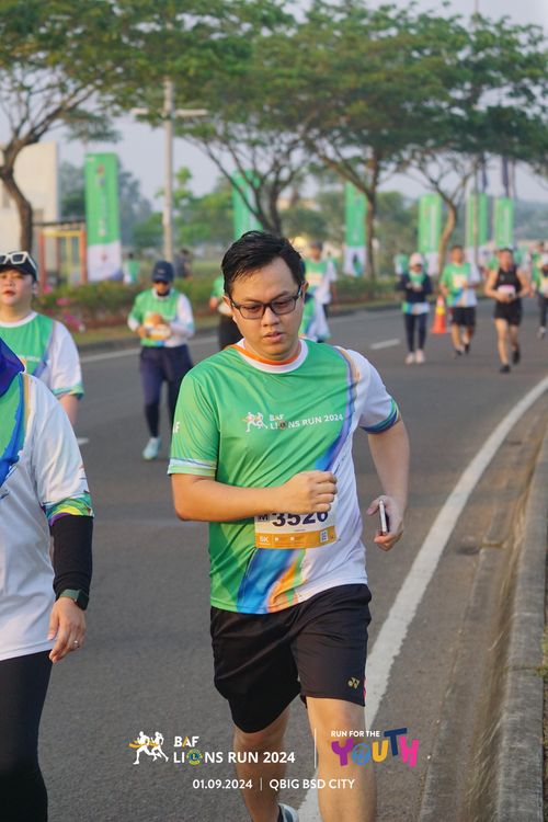 Race photo from BAF LIONS RUN 2024