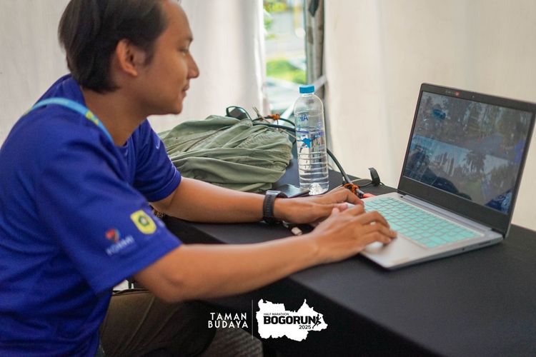Race photo from Taman Budaya x BOGORUN 2025
