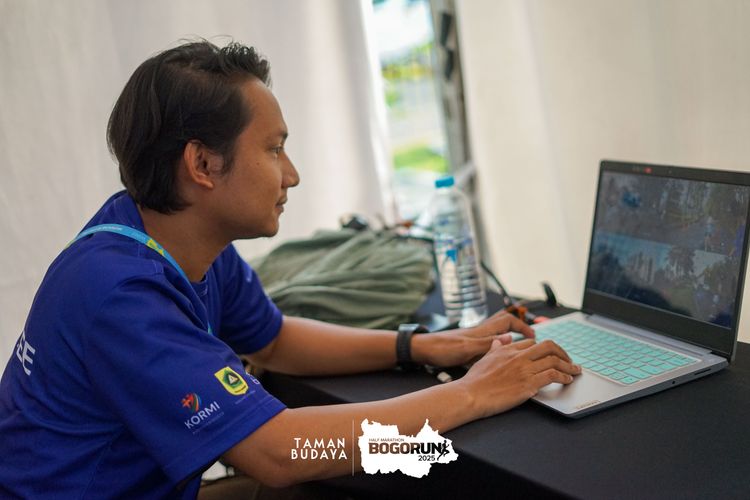 Race photo from Taman Budaya x BOGORUN 2025