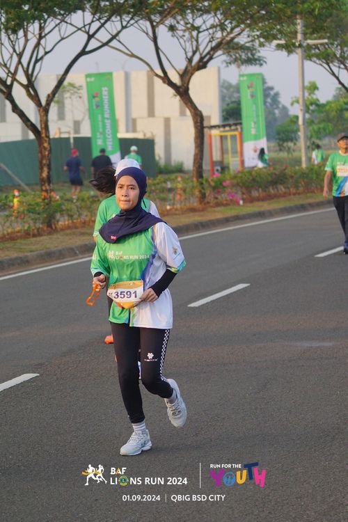 Race photo from BAF LIONS RUN 2024