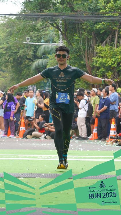 Race photo from Mangkunegaran Run 2025