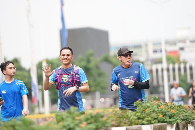 Race photo from Road to BAF Lions Run 2024