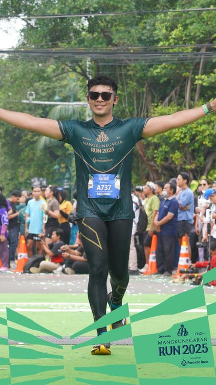 Race photo from Mangkunegaran Run 2025