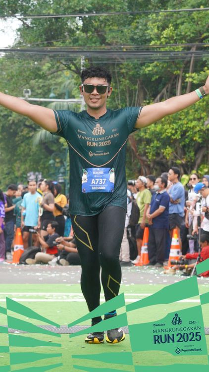 Race photo from Mangkunegaran Run 2025