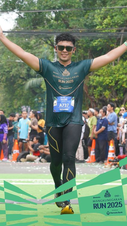 Race photo from Mangkunegaran Run 2025