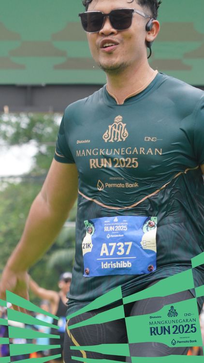 Race photo from Mangkunegaran Run 2025