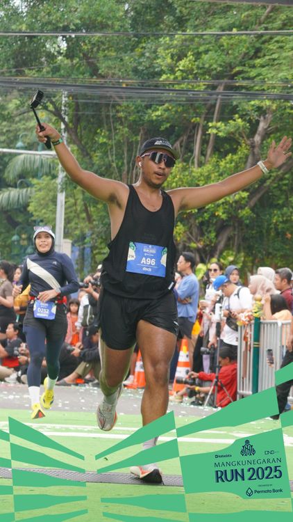 Race photo from Mangkunegaran Run 2025