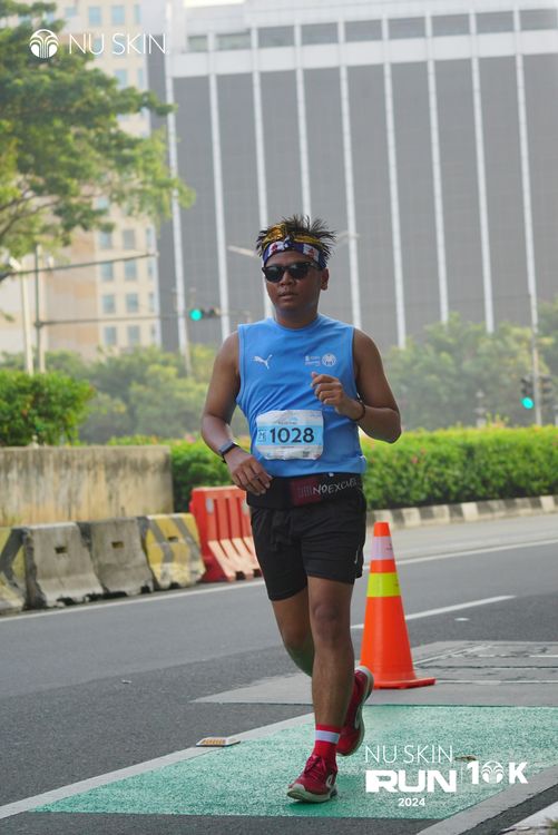 Race photo from Nu Skin Run 10K