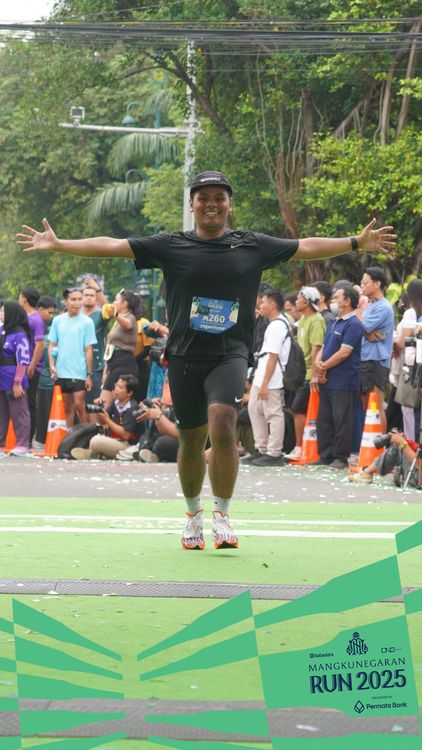 Race photo from Mangkunegaran Run 2025
