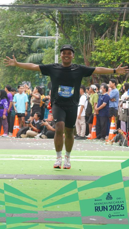 Race photo from Mangkunegaran Run 2025