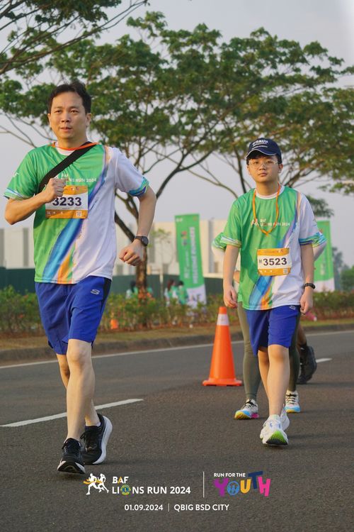 Race photo from BAF LIONS RUN 2024