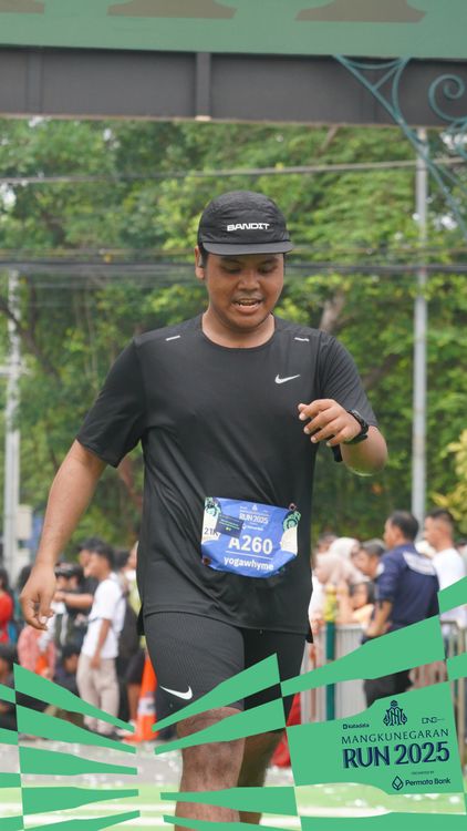 Race photo from Mangkunegaran Run 2025