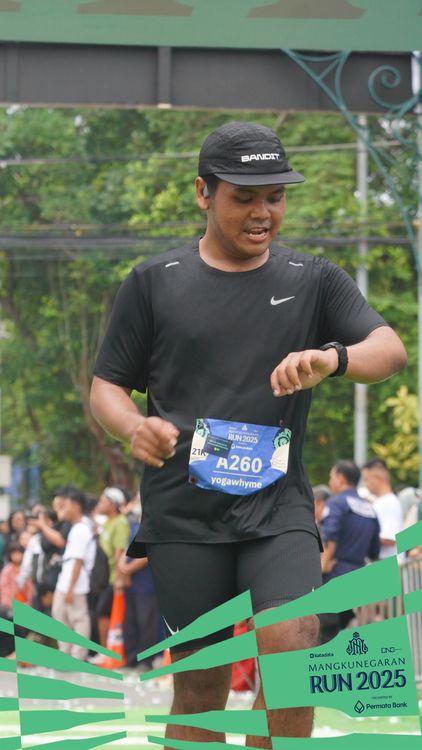 Race photo from Mangkunegaran Run 2025