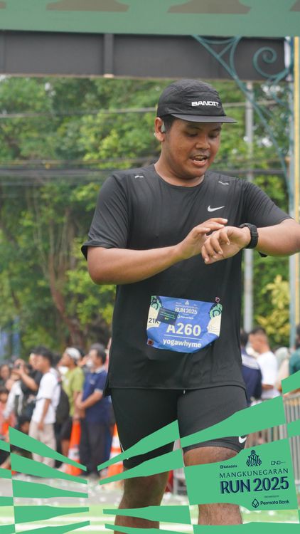 Race photo from Mangkunegaran Run 2025