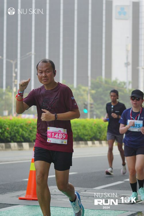 Race photo from Nu Skin Run 10K