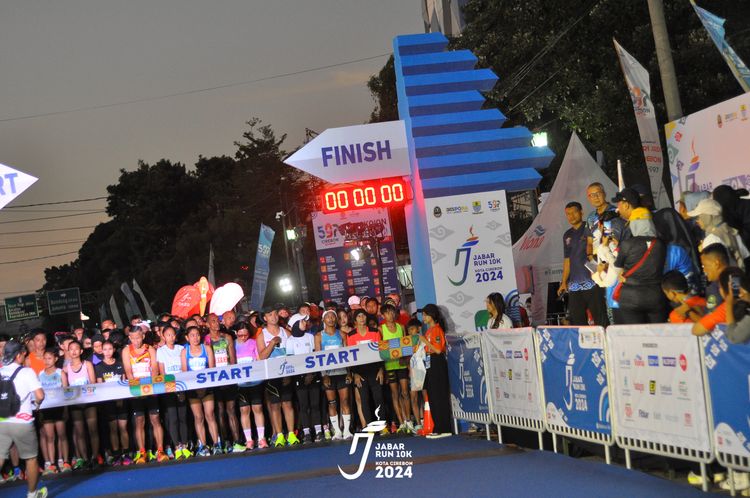 Race photo from Jabar Run 10K 2024
