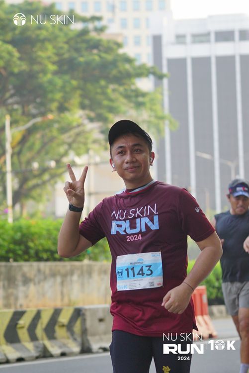 Race photo from Nu Skin Run 10K