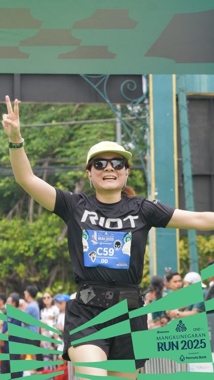 Race photo from Mangkunegaran Run 2025