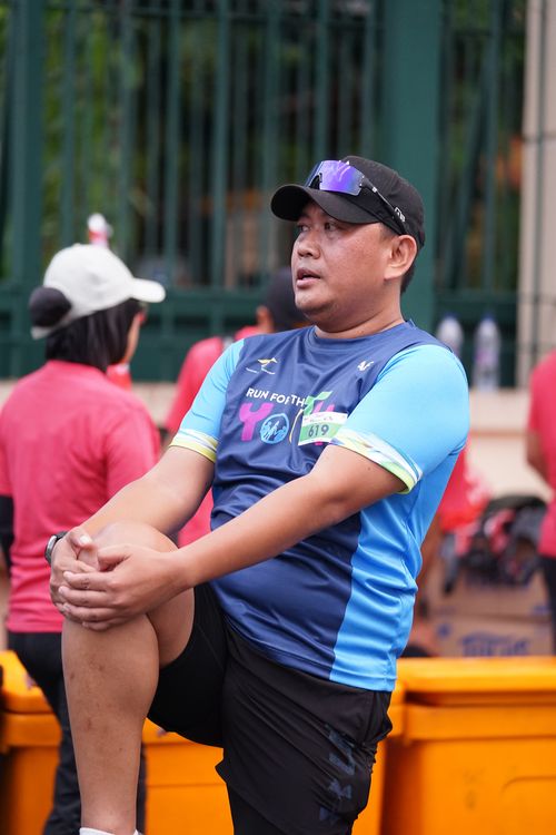 Race photo from Road to BAF Lions Run 2024