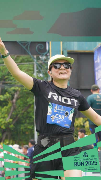 Race photo from Mangkunegaran Run 2025