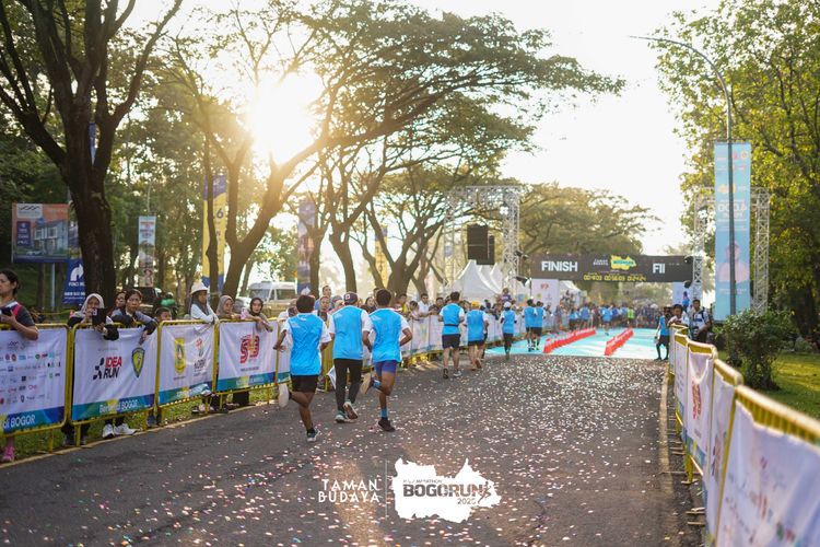 Race photo from Taman Budaya x BOGORUN 2025