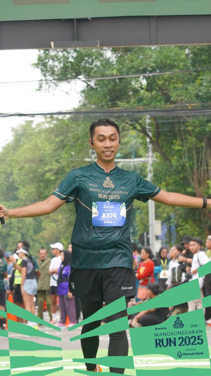Race photo from Mangkunegaran Run 2025