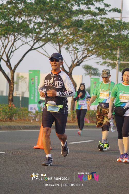 Race photo from BAF LIONS RUN 2024