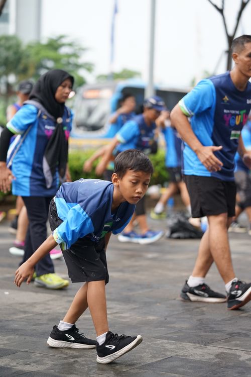 Race photo from Road to BAF Lions Run 2024