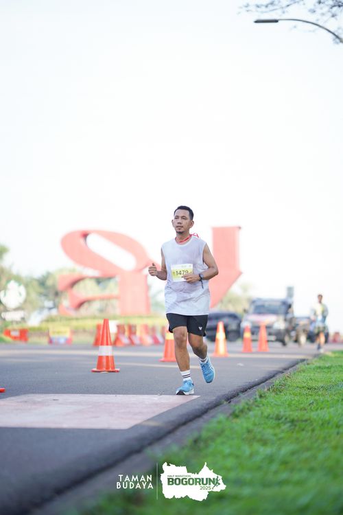 Race photo from Taman Budaya x BOGORUN 2025