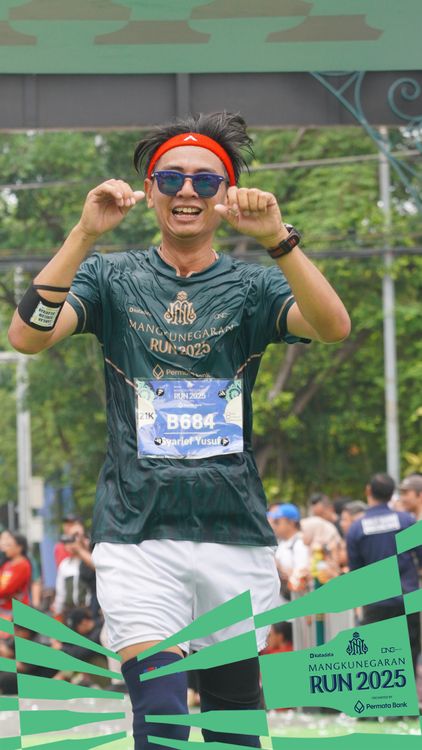 Race photo from Mangkunegaran Run 2025
