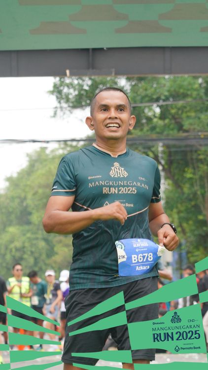 Race photo from Mangkunegaran Run 2025