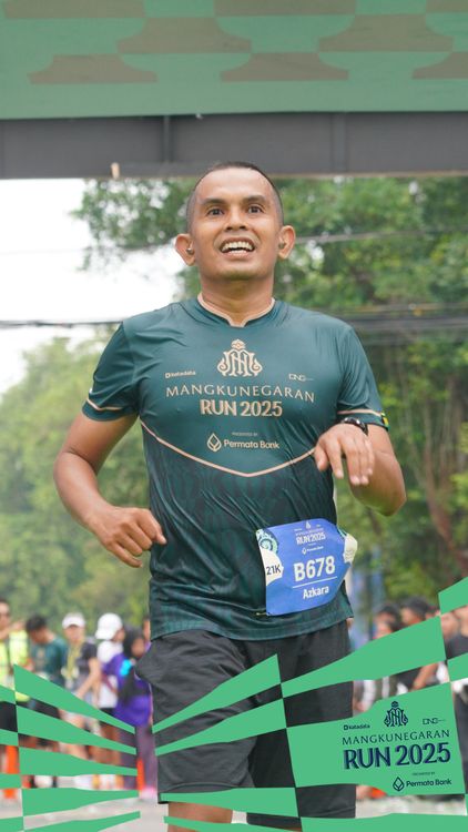 Race photo from Mangkunegaran Run 2025