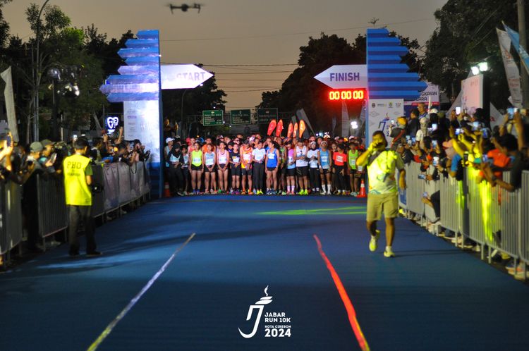Race photo from Jabar Run 10K 2024