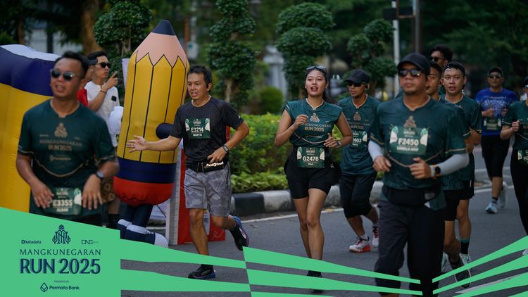 Race photo from Mangkunegaran Run 2025