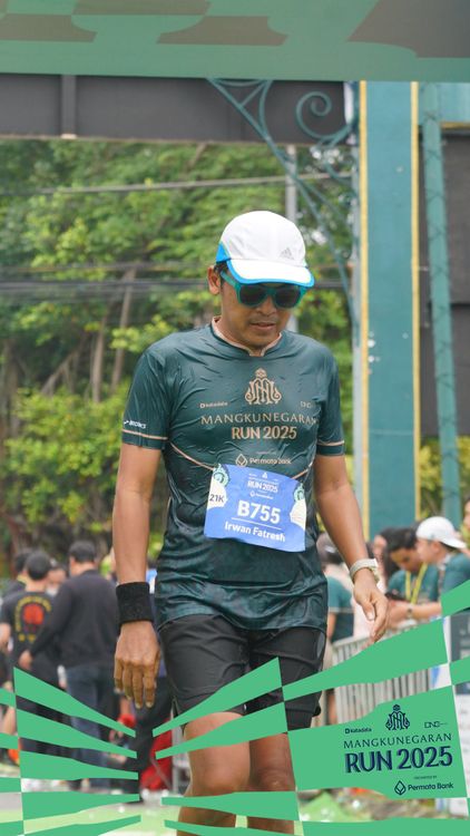 Race photo from Mangkunegaran Run 2025