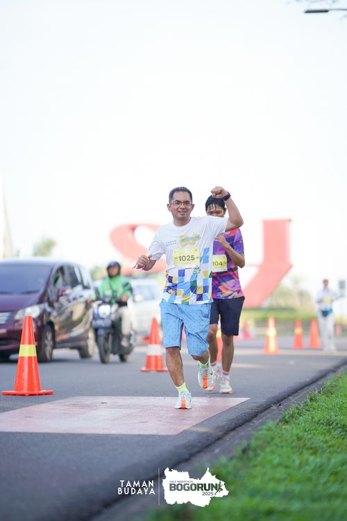 Race photo from Taman Budaya x BOGORUN 2025