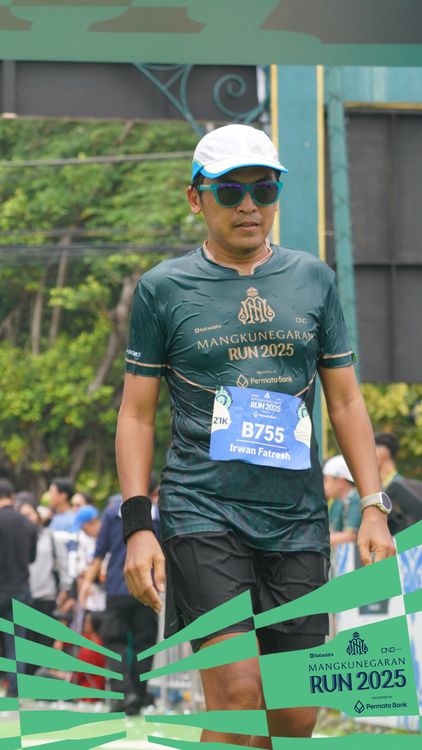 Race photo from Mangkunegaran Run 2025