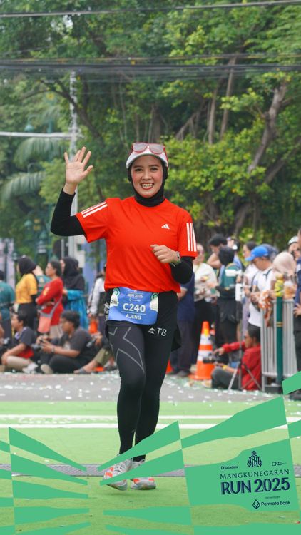 Race photo from Mangkunegaran Run 2025